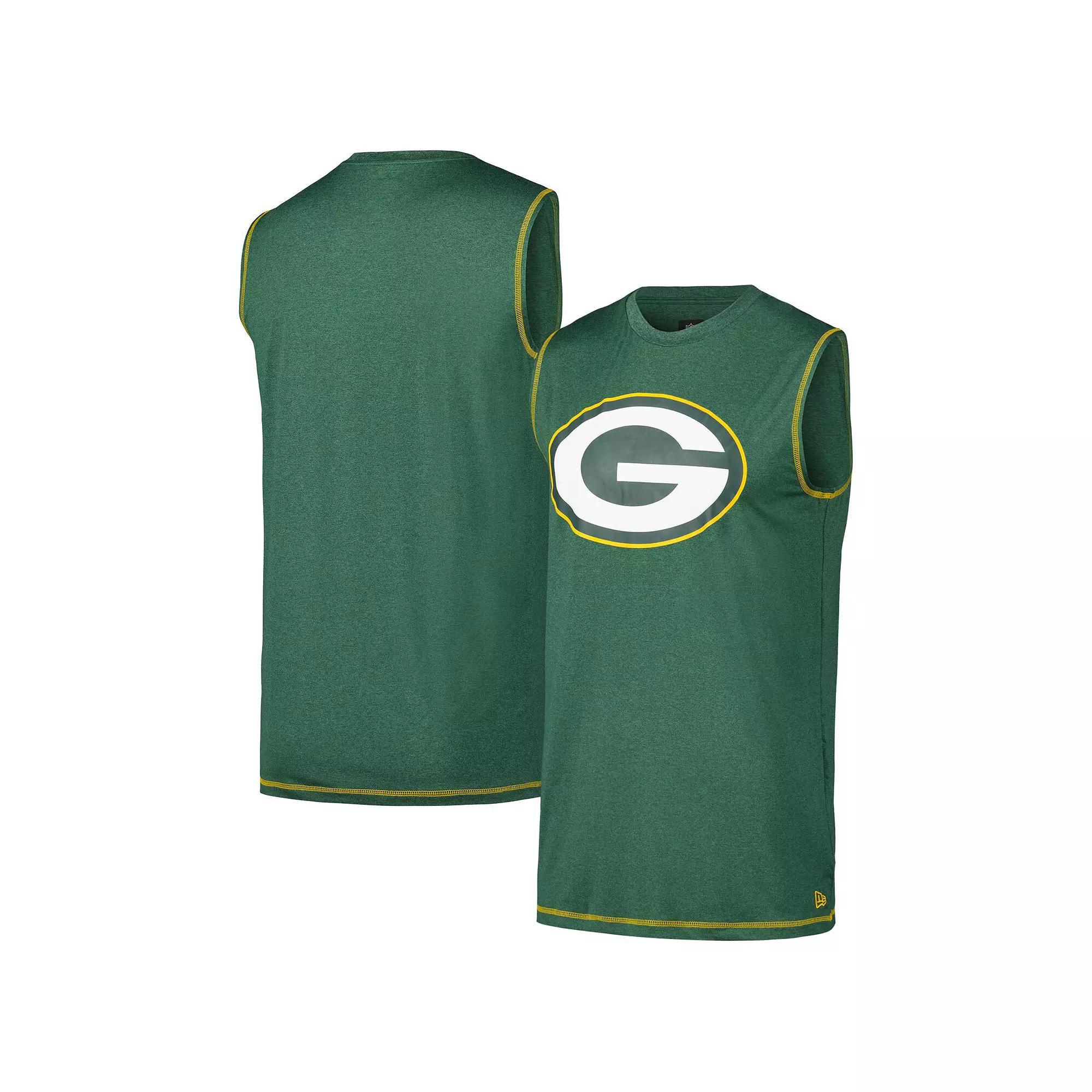 Mens New Era Bay Packers Tank Top Product Image