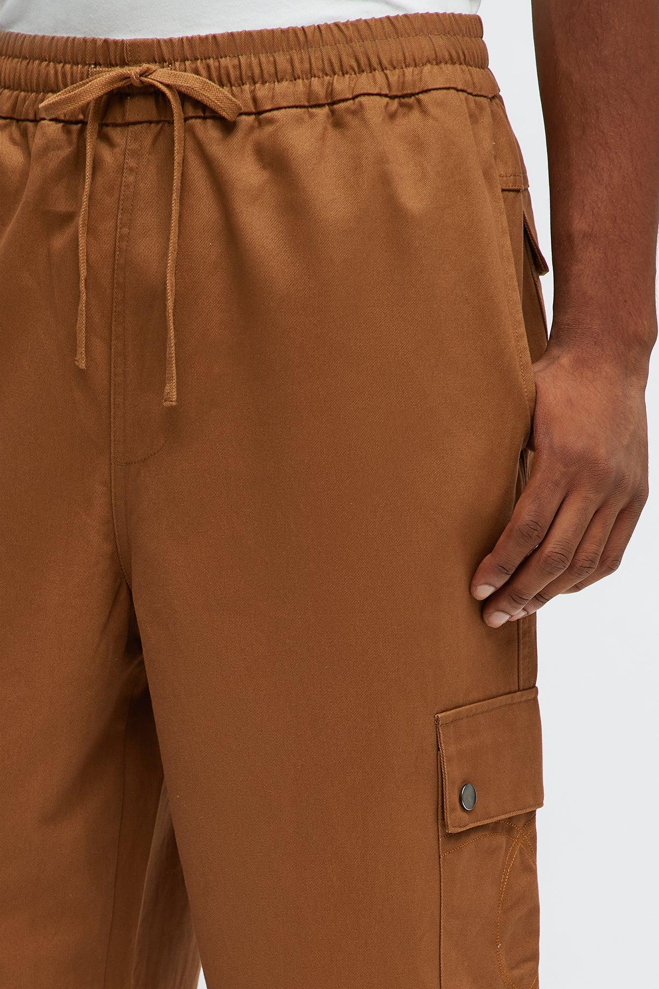 Baggy Talk My Walk Cargo Pant - Brown Product Image