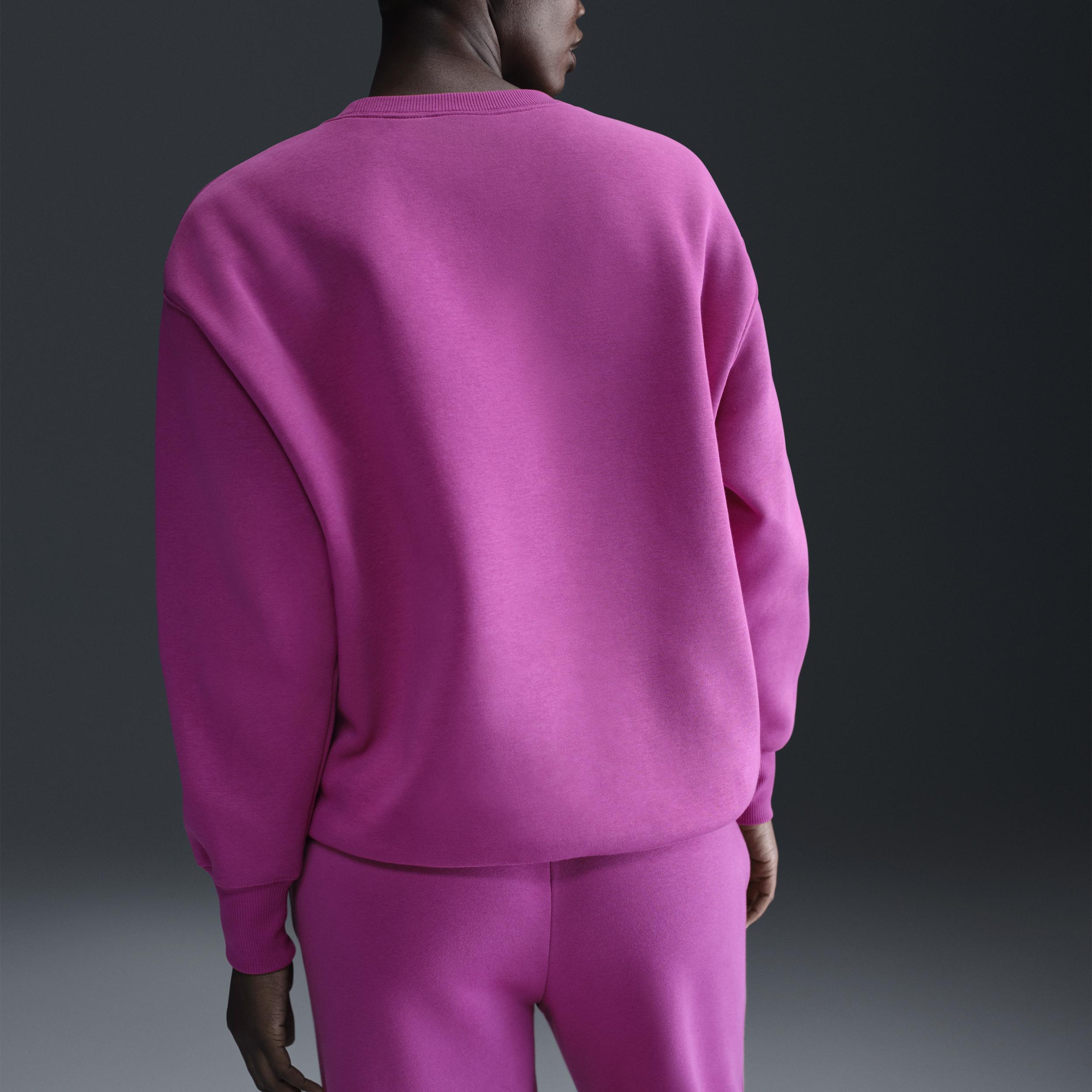Nike Womens Sportswear Phoenix Fleece Oversized Crewneck Sweatshirt Product Image