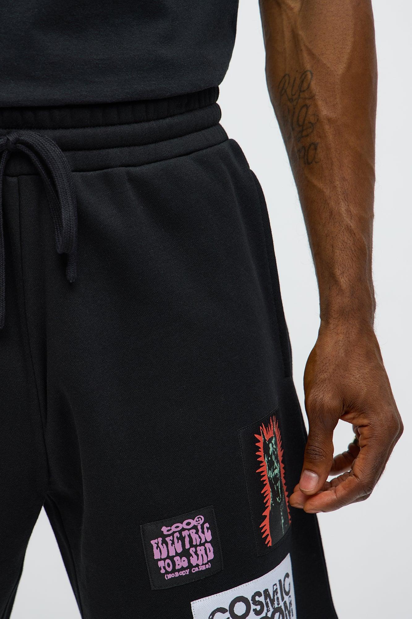 Tyson Relaxed Careless Shorts - Black Product Image