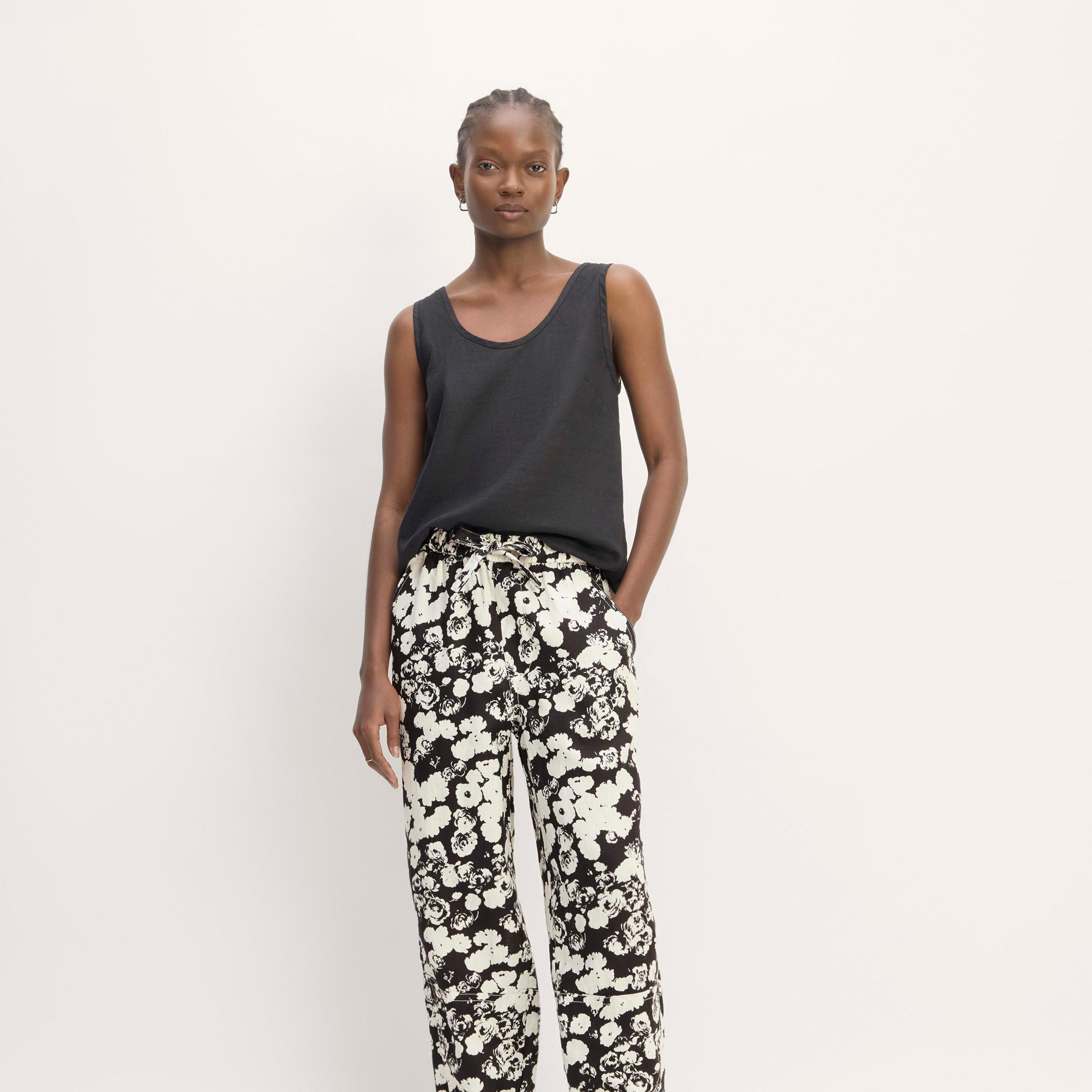 The Linen Pull-On Barrel Pant Product Image
