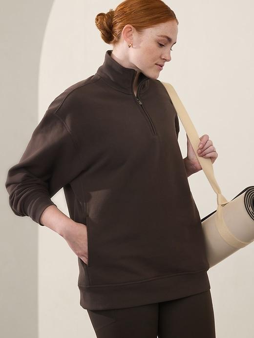 Forever Fleece 1/4 Zip Sweatshirt Product Image
