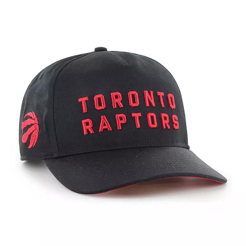 Men's '47 Black Toronto Raptors Contra Hitch Snapback Hat, Rpt Black Product Image