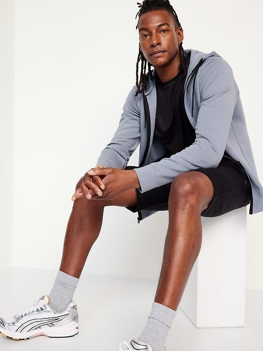 Dynamic Fleece Hidden-Pocket Zip-Front Hoodie Product Image