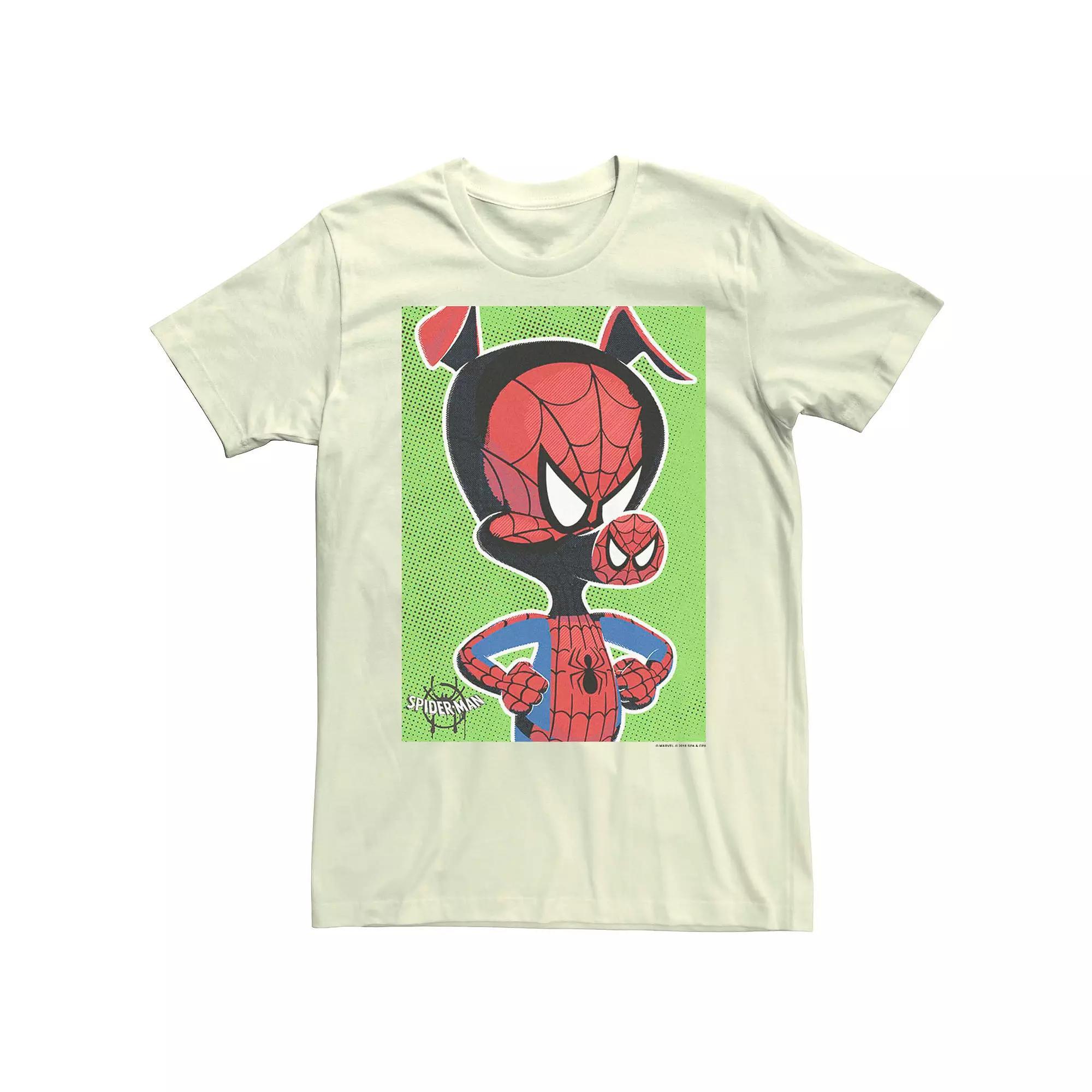 Men's Marvel's Spider-Man Pop Art Spider-Ham Tee, Size: Medium, Natural Product Image
