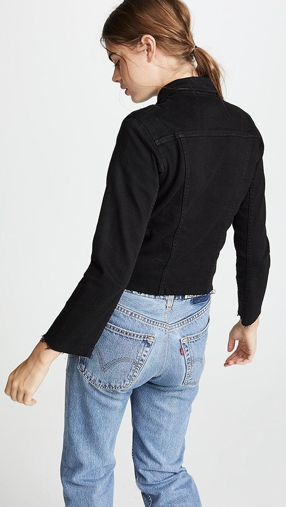 L'AGENCE Janelle Slim Raw Jacket | Shopbop Product Image