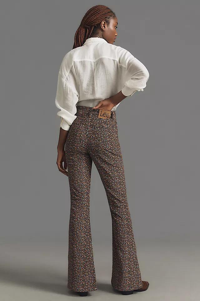 Lee Floral High-Rise Flare Jeans Product Image