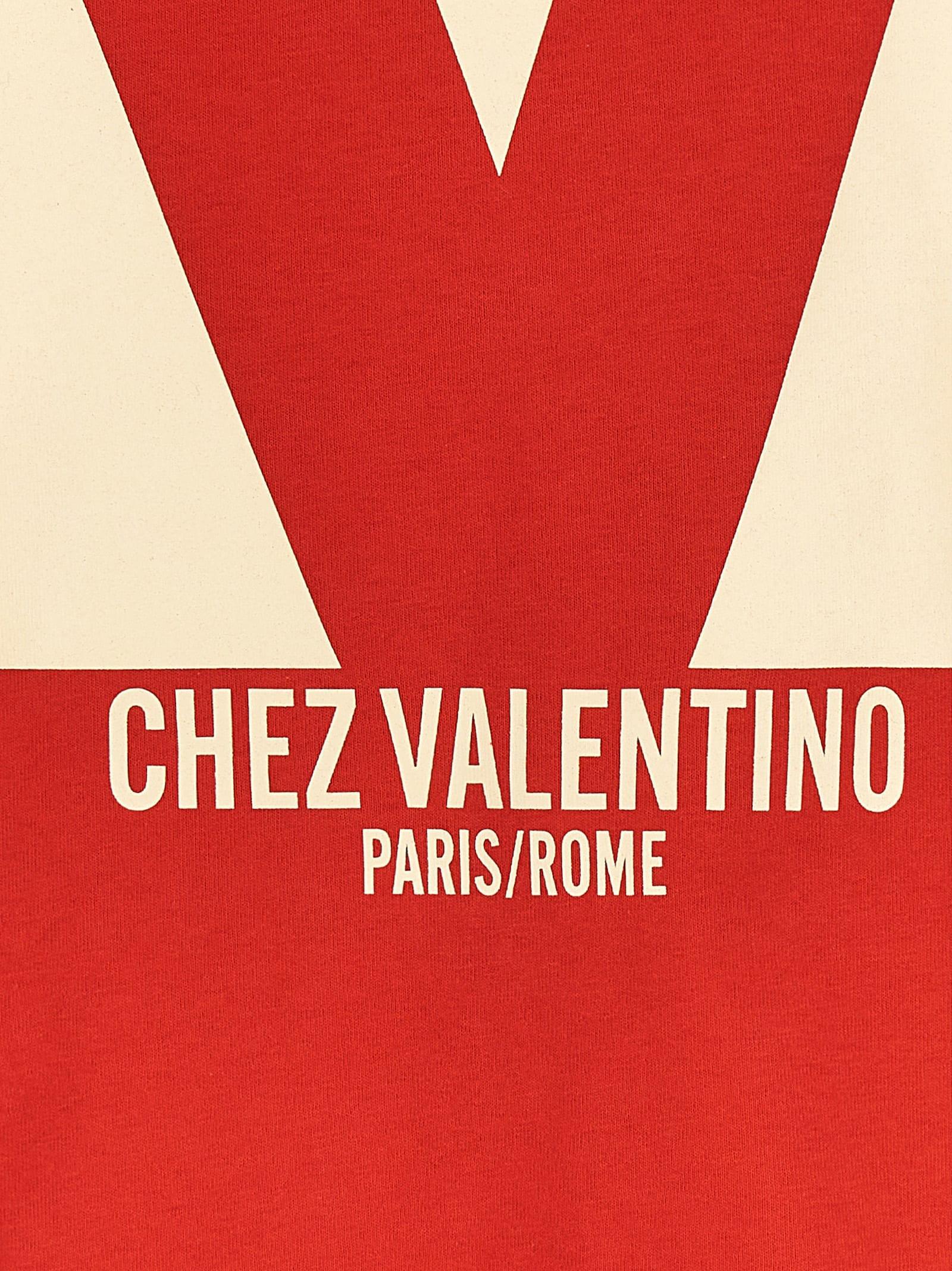 VALENTINO T-shirt Logo In Red Product Image