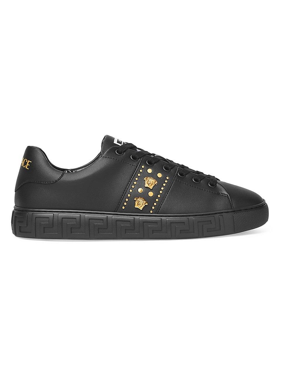 Mens Medusa Studded Low-Top Sneakers Product Image