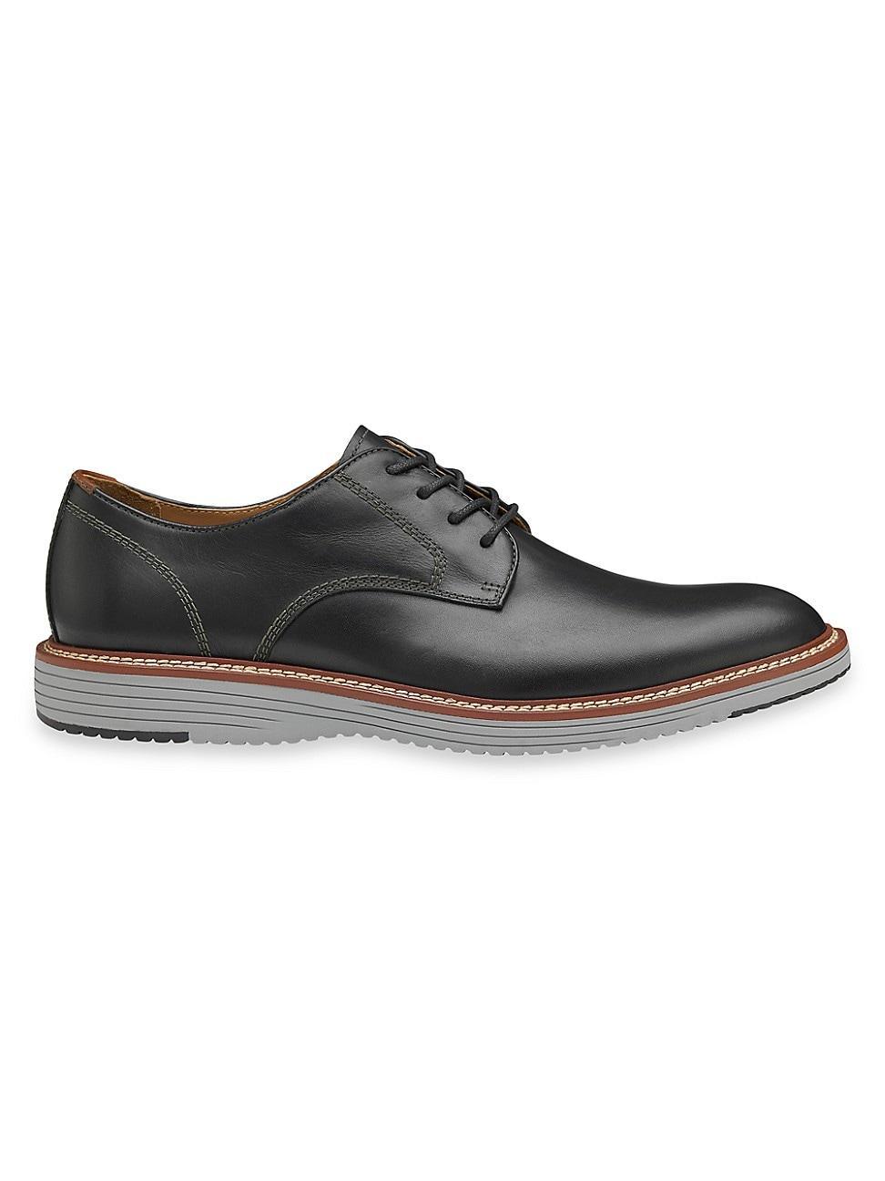 Johnston  Murphy Mens Upton Leather Plain Toe Leather Oxfords Product Image
