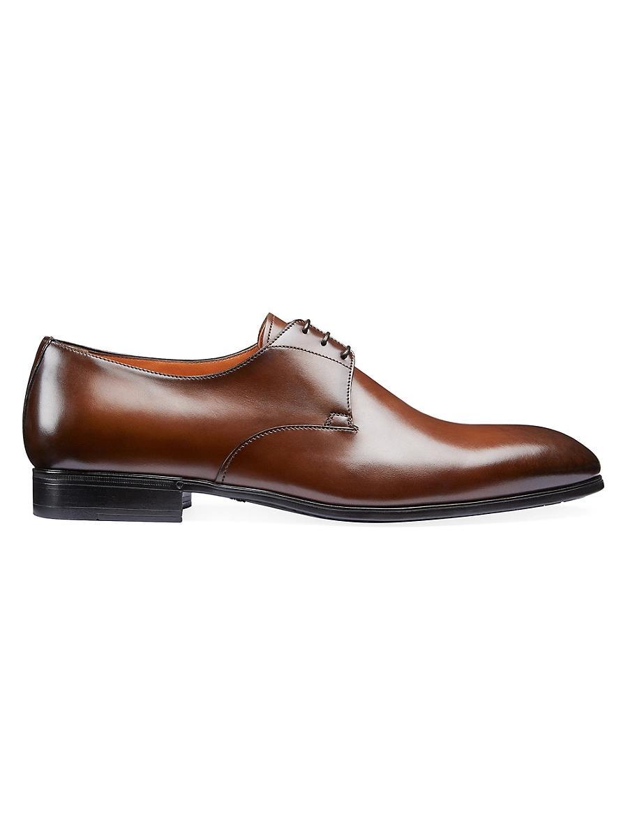 Santoni Mens Induct Lace Up Derby Dress Shoes Product Image