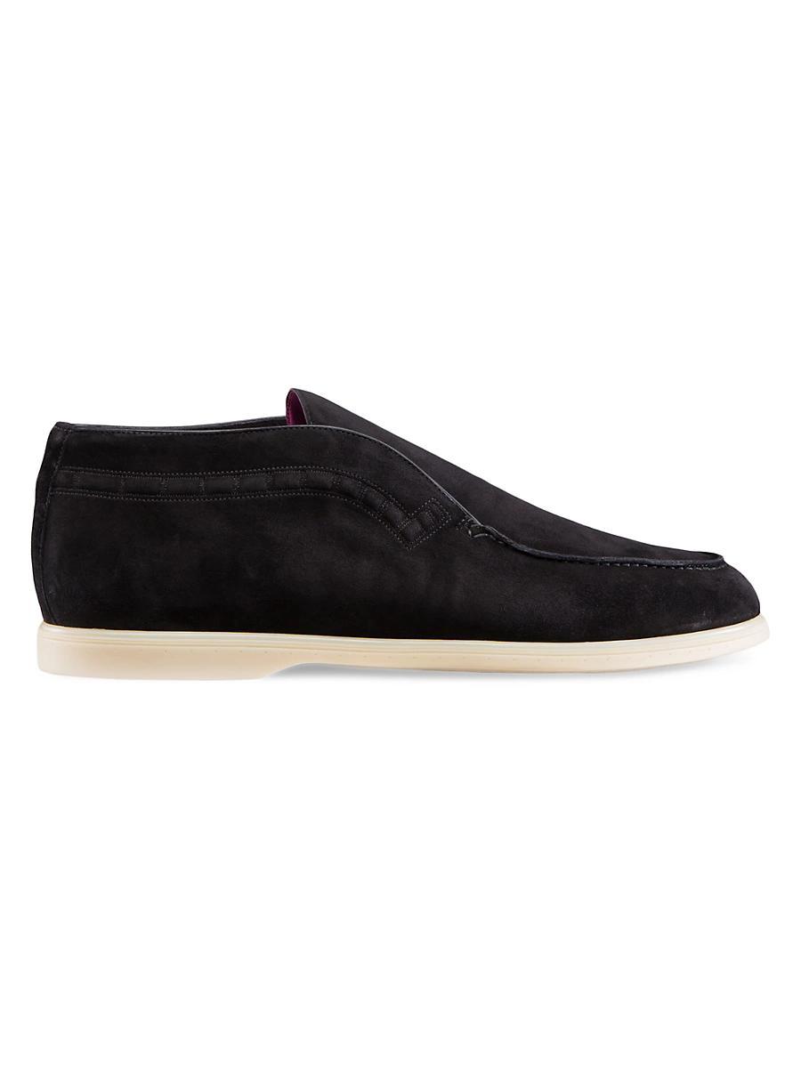 Mens Suede Slip-On Ankle Boots Product Image