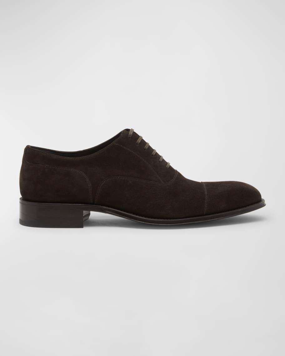 Mens Ica Brogue Peccary Leather Oxfords Product Image