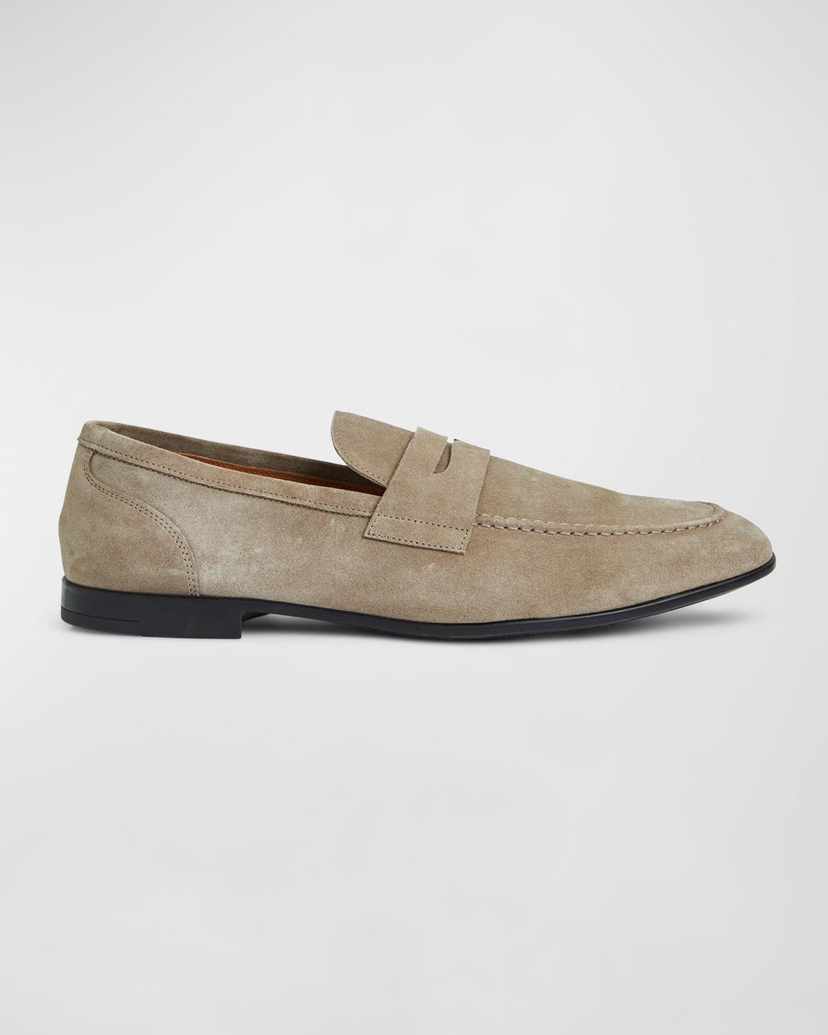 Mens Lastra Suede Penny Loafers Product Image