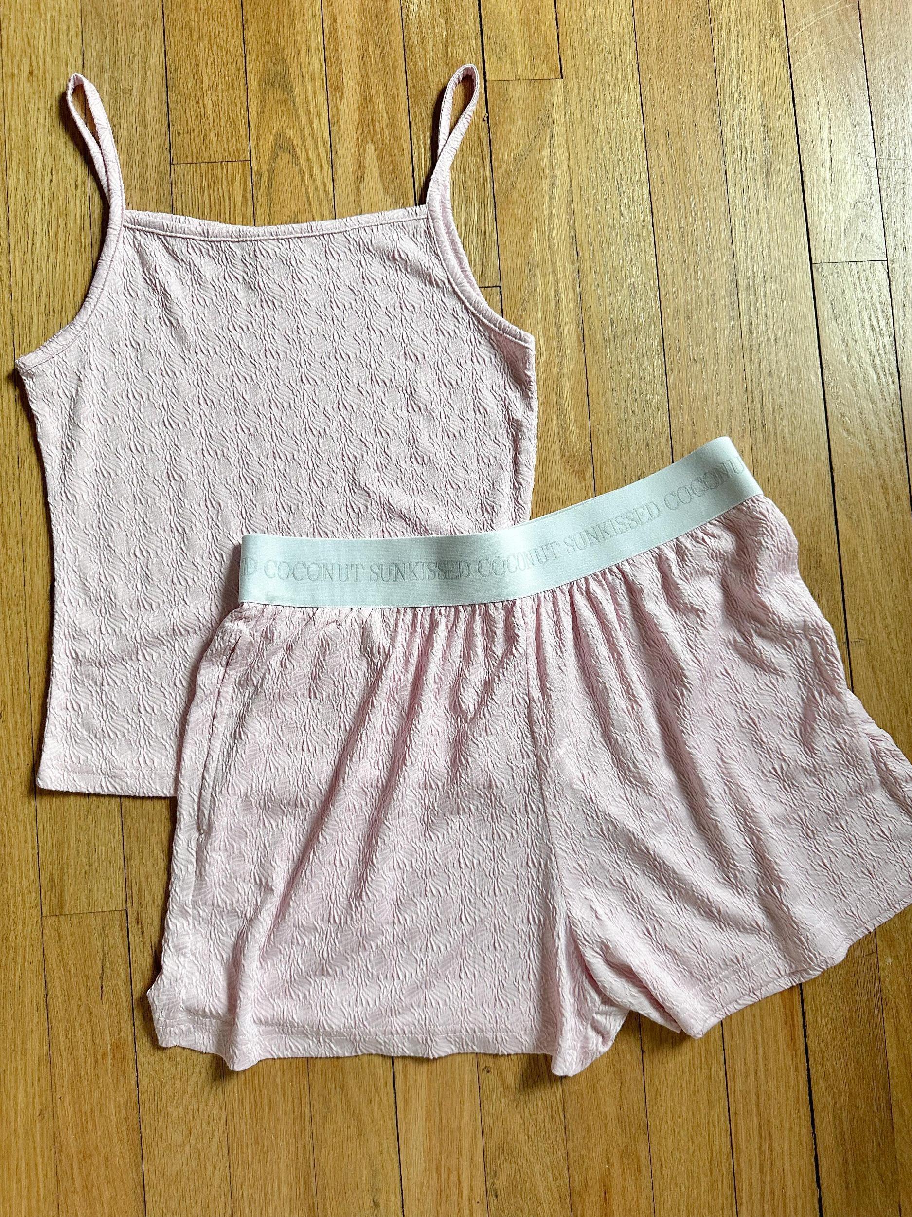 Love Notes Pink Detailed TankTop Girls Product Image
