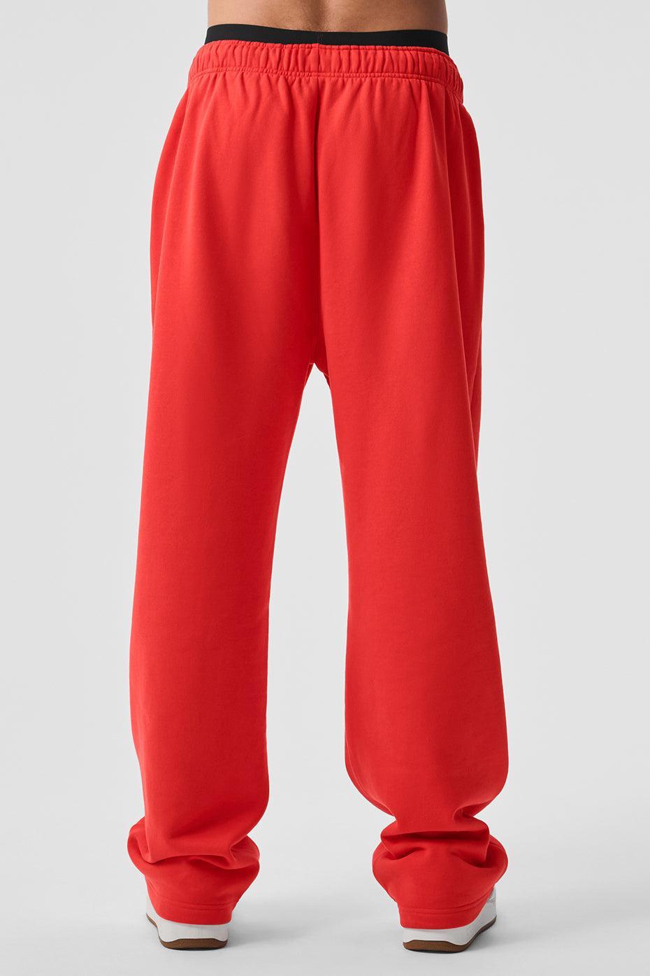 Accolade Straight Leg Sweatpant - Red Hot Summer Male Product Image