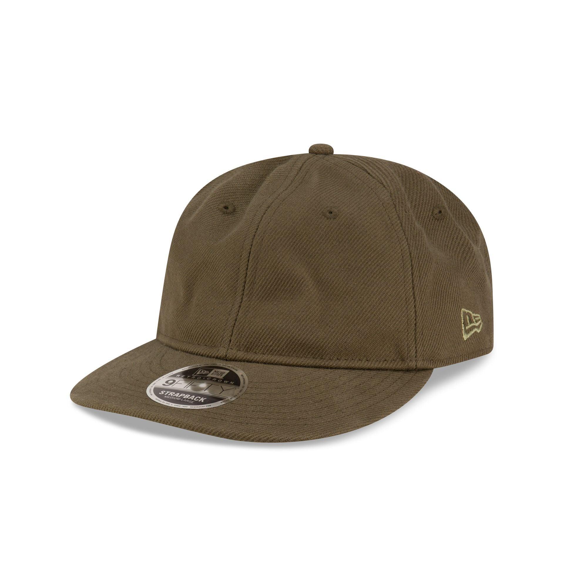 New Era Heavy Twill Dark Gray Retro Crown 9FIFTY Strapback Male Product Image