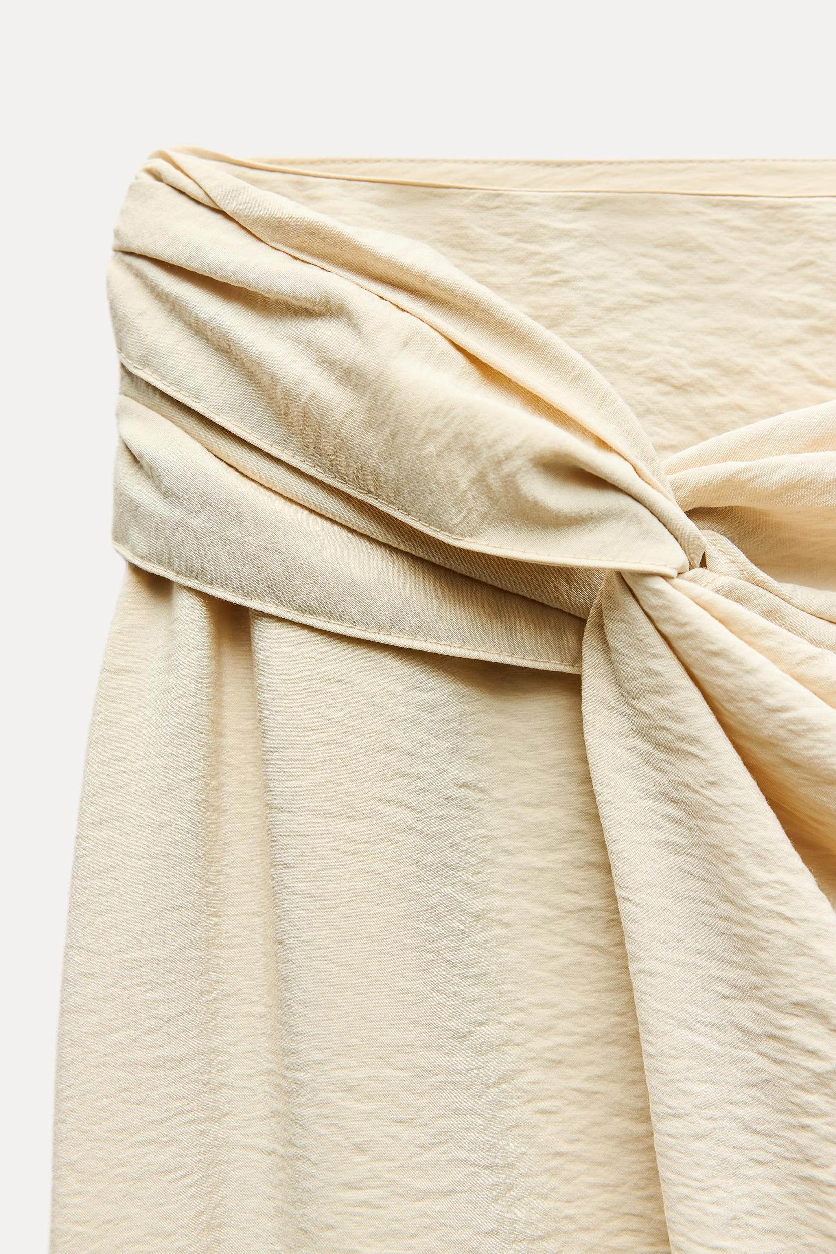 KNOTTED PAREO SKIRT Product Image