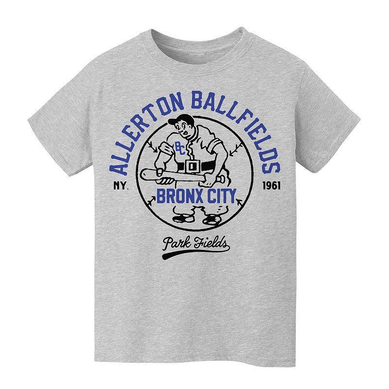 Kid's 8-20 Allerton Ballfields Front Graphic Tee, Boy's, Size: Medium, Sport Gray Product Image