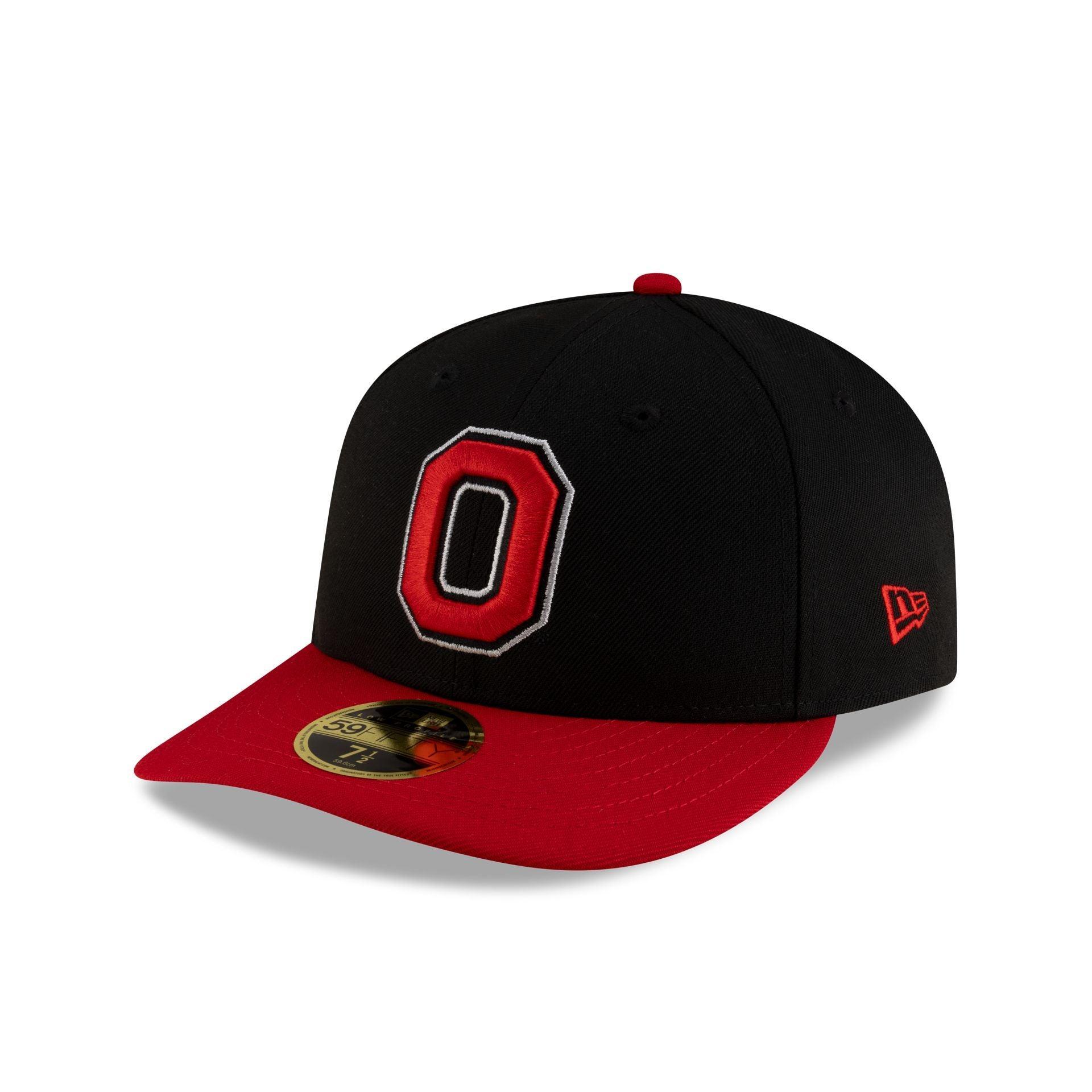 Ohio State Buckeyes Black Scarlet Low Profile 59FIFTY Fitted Male Product Image