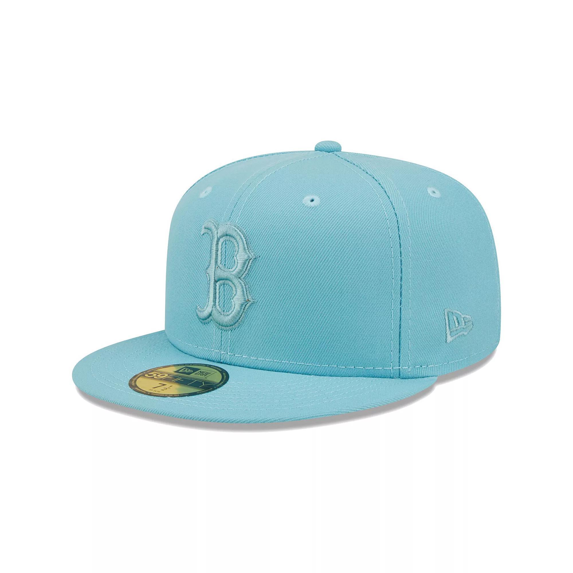 Mens New Era Blue Boston Red Sox Color Pack 59FIFTY Fitted Hat Product Image