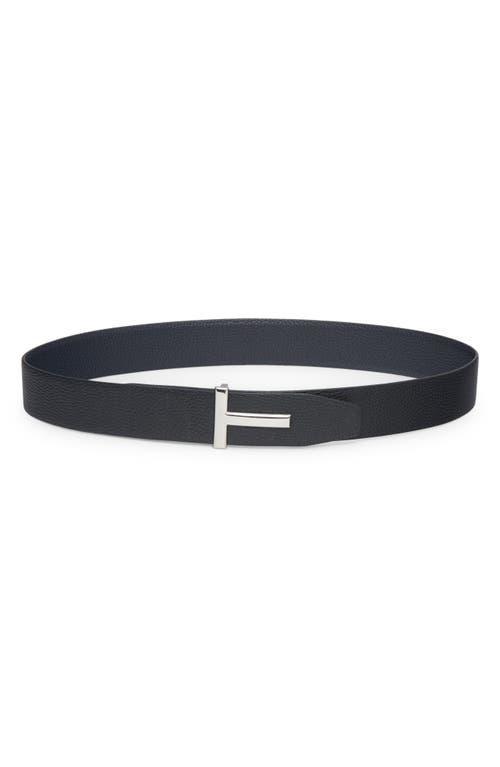 Mens Signature T Reversible Leather Belt Product Image