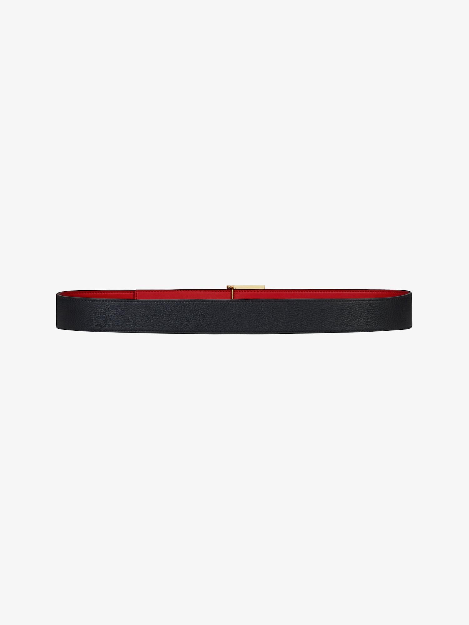 4G reversible belt in leather Product Image