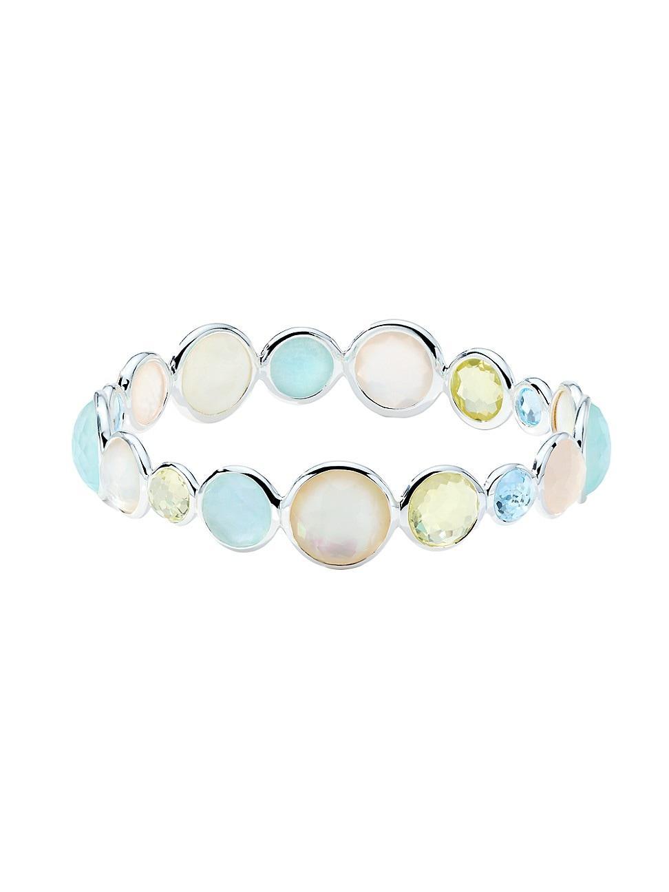 Womens Lollipop All-Stone Calabria Sterling,Triplet & Doublet Bangle Product Image