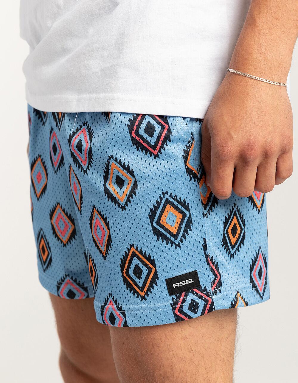 RSQ Mens 6" Mesh Shorts - PINK COMBO Product Image