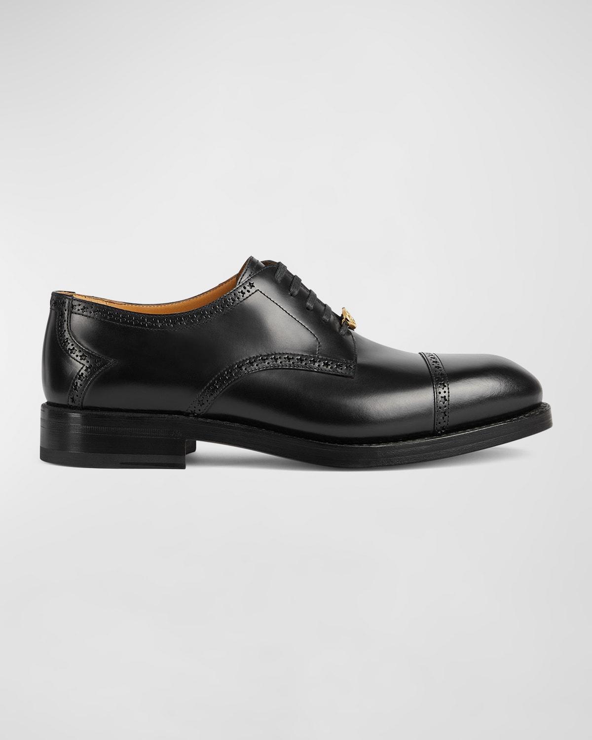 Mens Kaj Bicolor Brogue Leather Oxfords Product Image