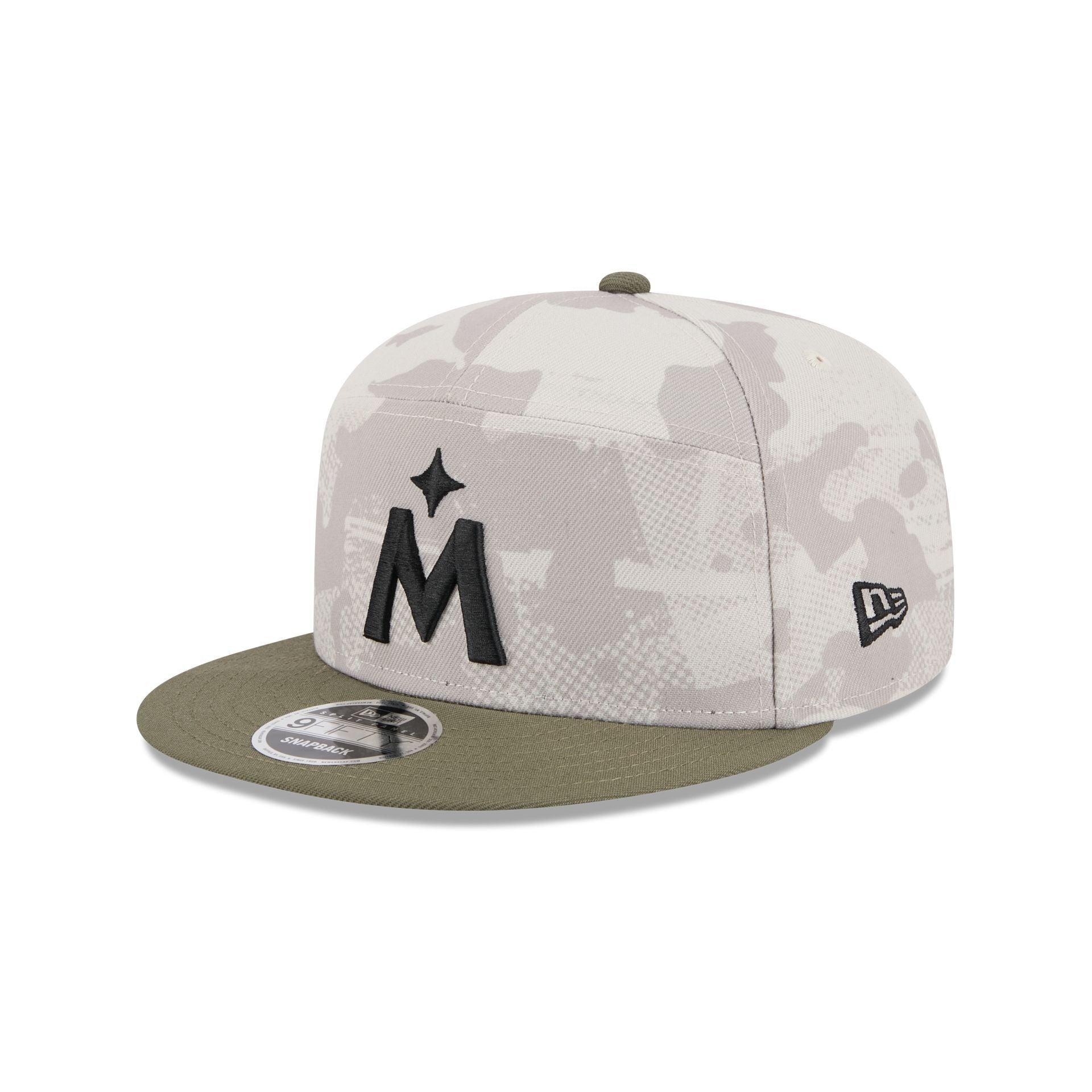 Minnesota Twins Armed Forces Day 2025 Split Panel 9FIFTY Snapback Hat Male Product Image