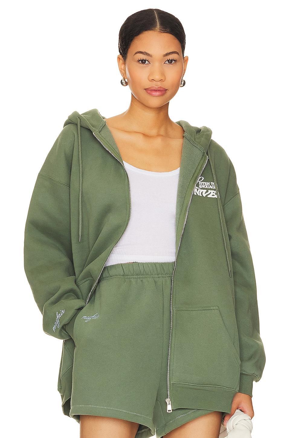 Angel Number Zip Up Hoodie The Mayfair Group Product Image
