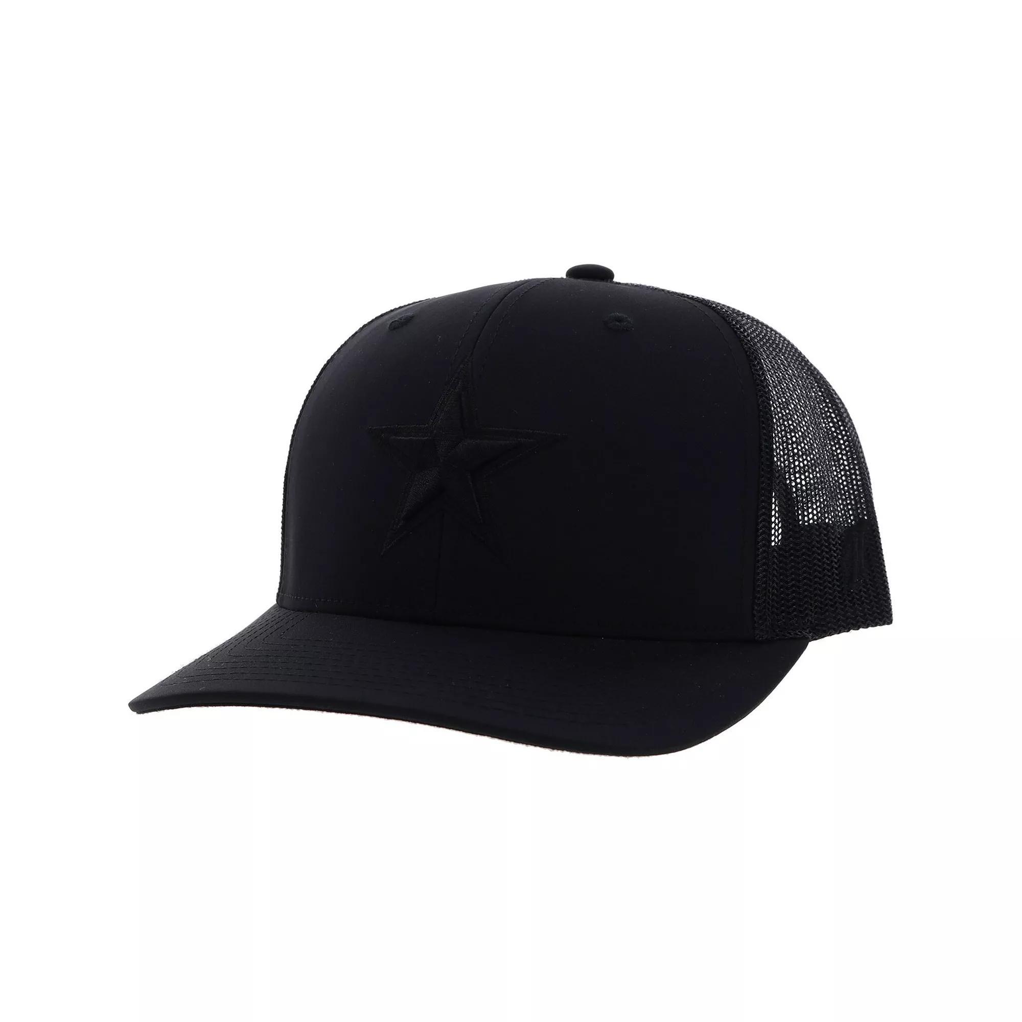 Men's HOOey Black Dallas Cowboys Star Trucker Adjustable Hat Product Image