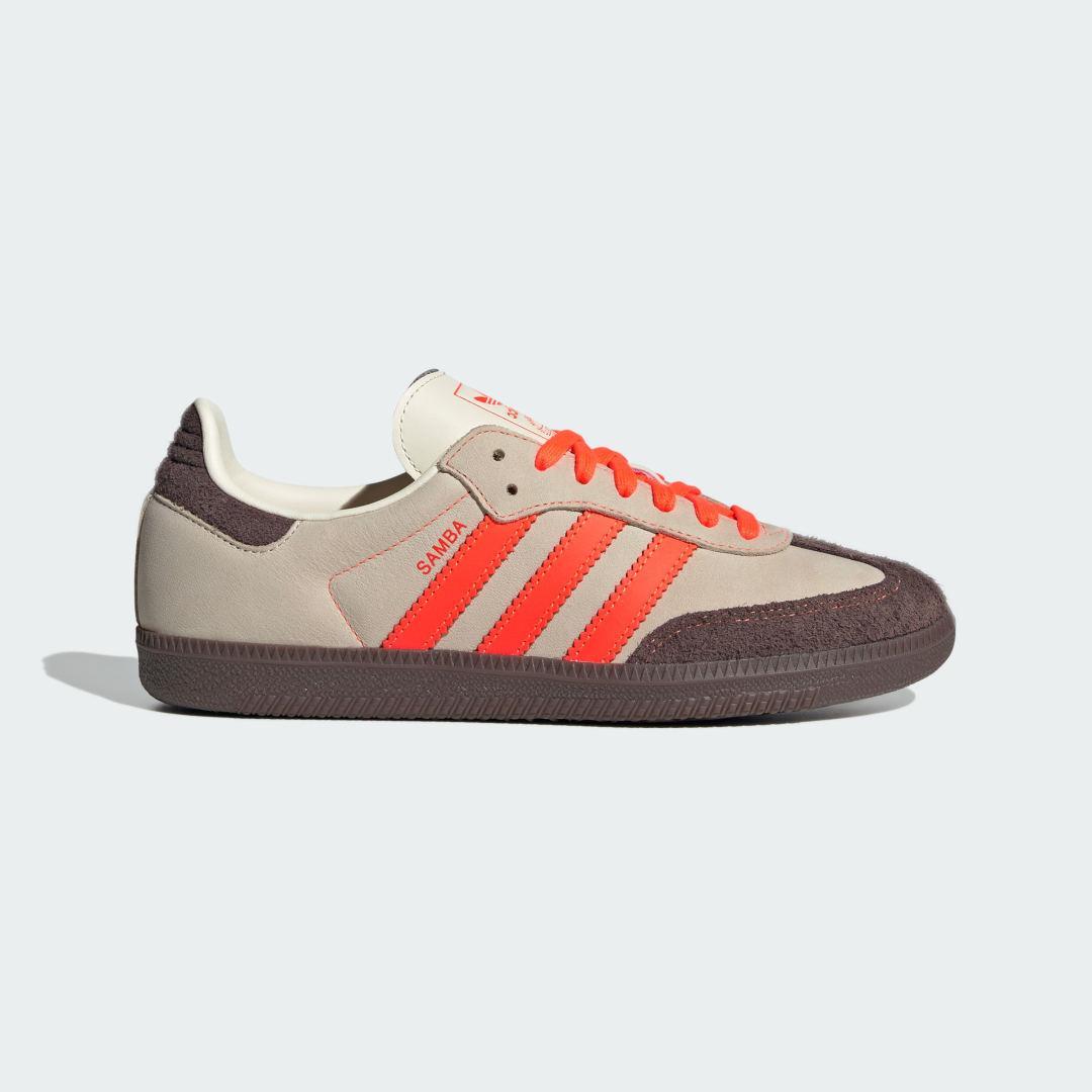 adidas Samba OG Shoes Solar Orange M 4.5 / W 5.5 Womens Product Image