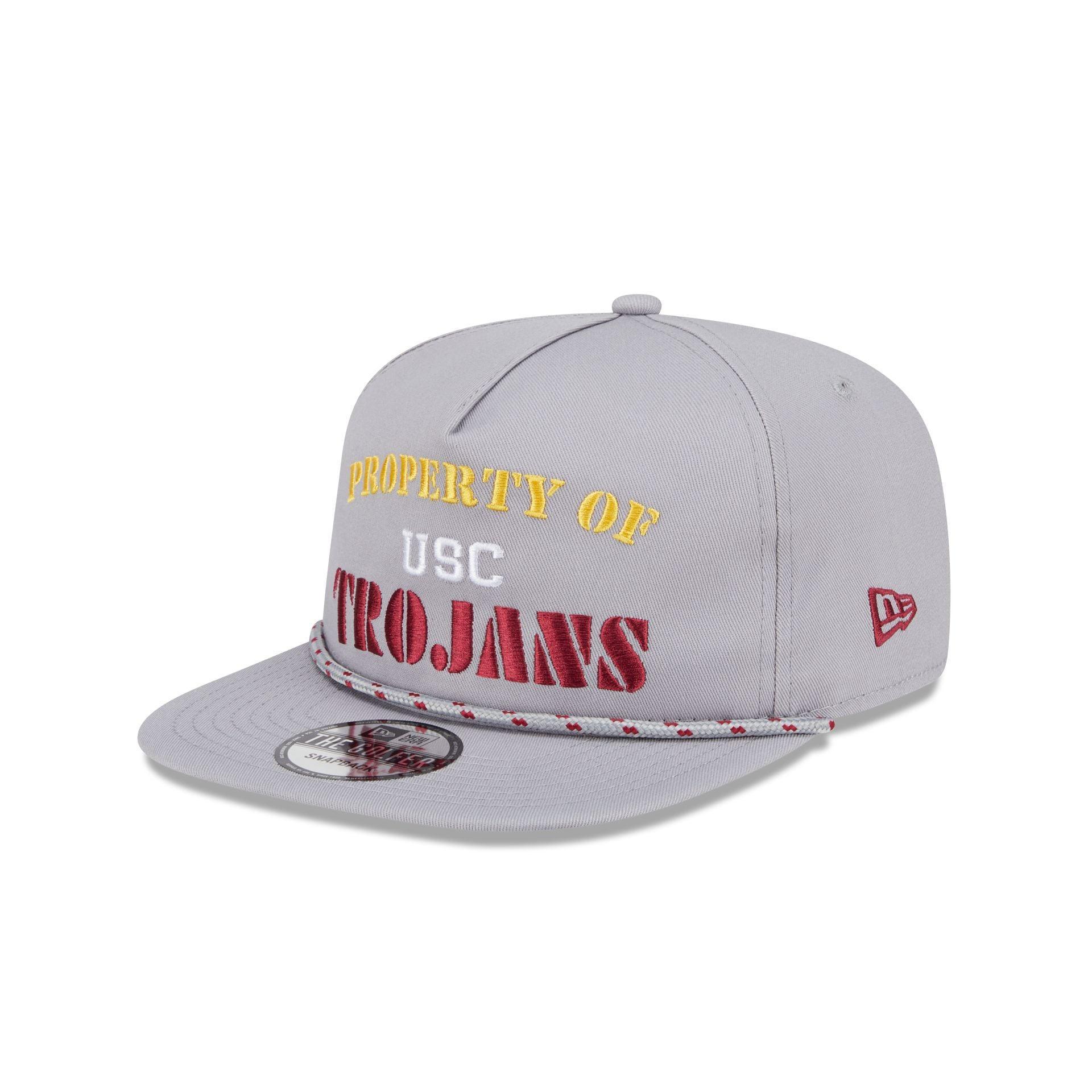 USC Trojans Vintage Gray Rope Golfer Hat Male Product Image