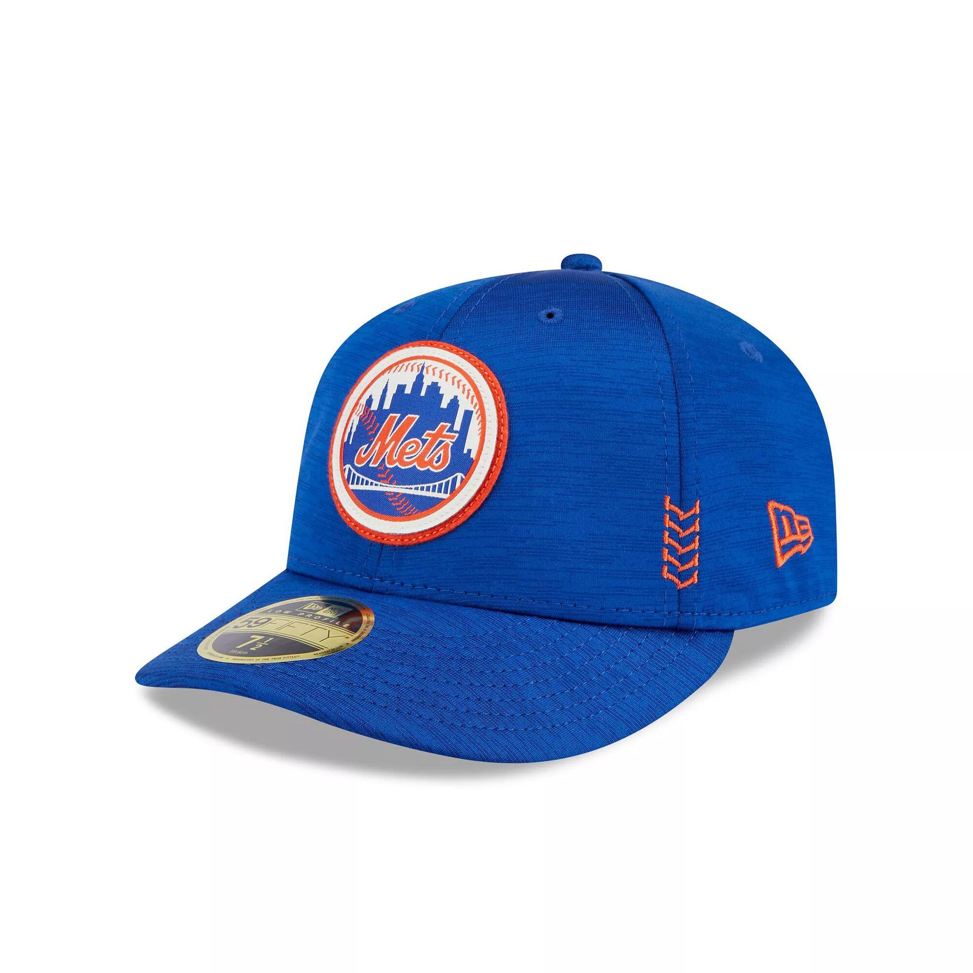 Men's New Era  Royal New York Mets 2024 Clubhouse Low Profile 59FIFTY Fitted Hat, Size: 8, Blue Product Image