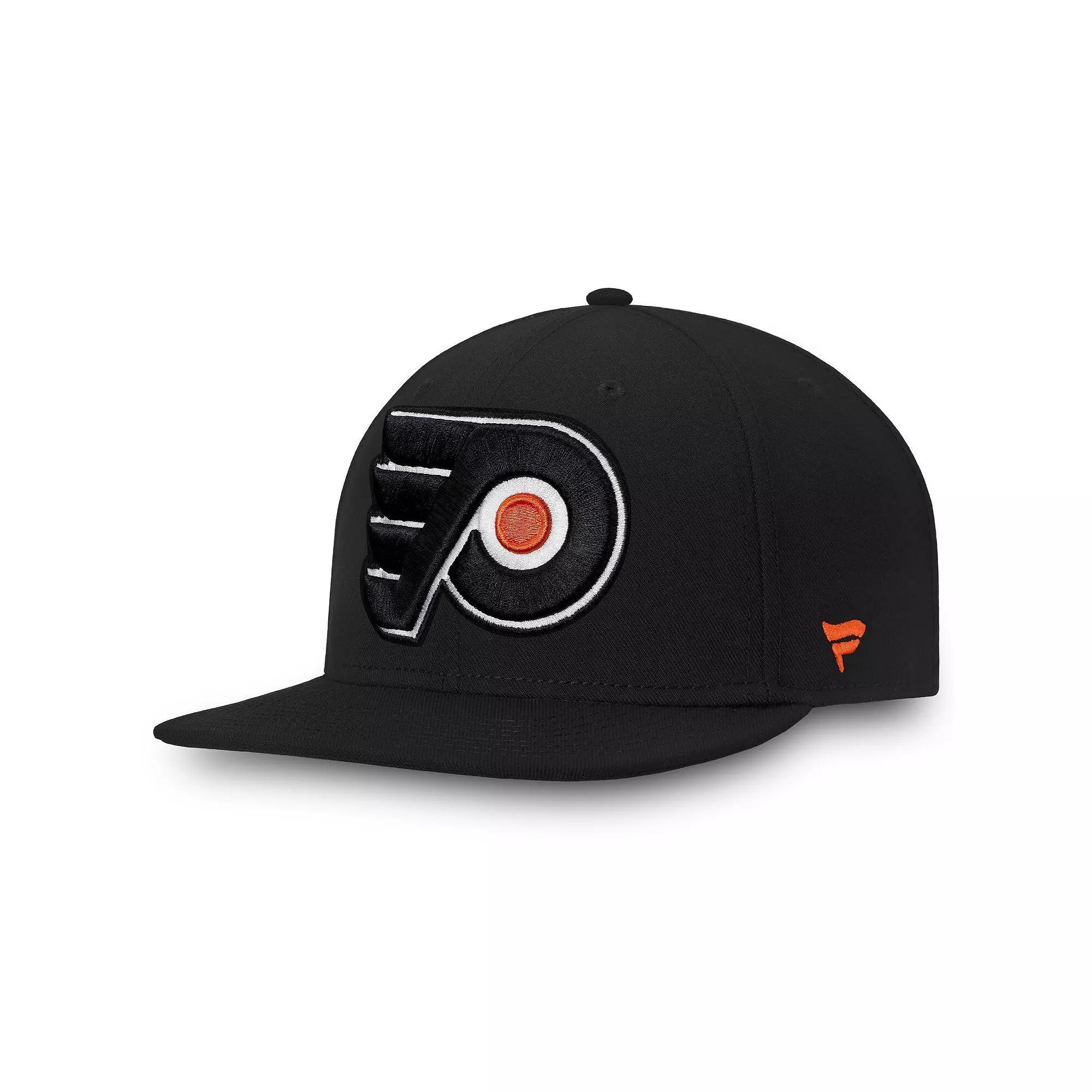 Mens Fanatics Black Philadelphia Flyers Core Fitted Hat Product Image