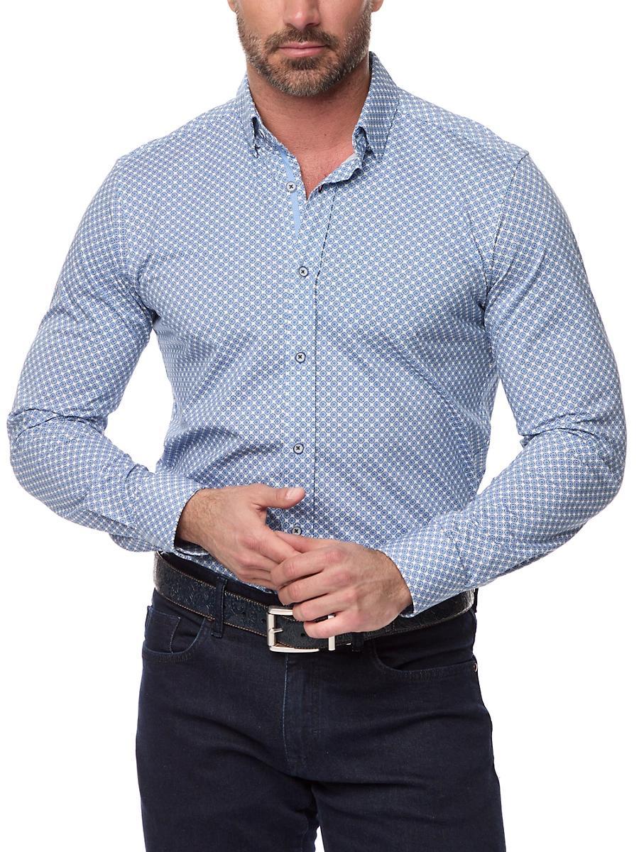 Mens Conall Long-Sleeve Knit Shirt Product Image