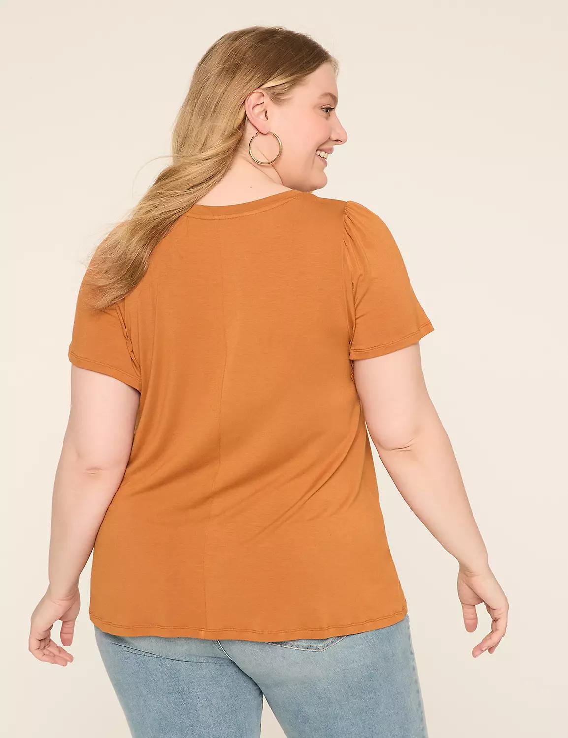 DreamFeel Short-Sleeve Crew-Neck Top Product Image
