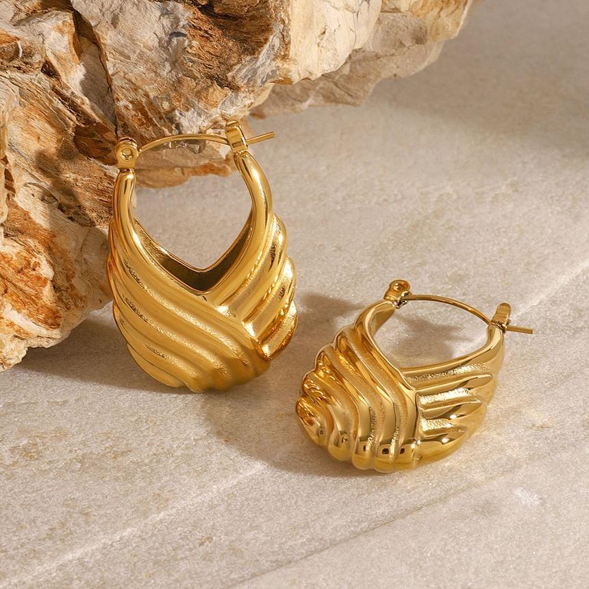 Stainless Steel Hoop Earring Product Image
