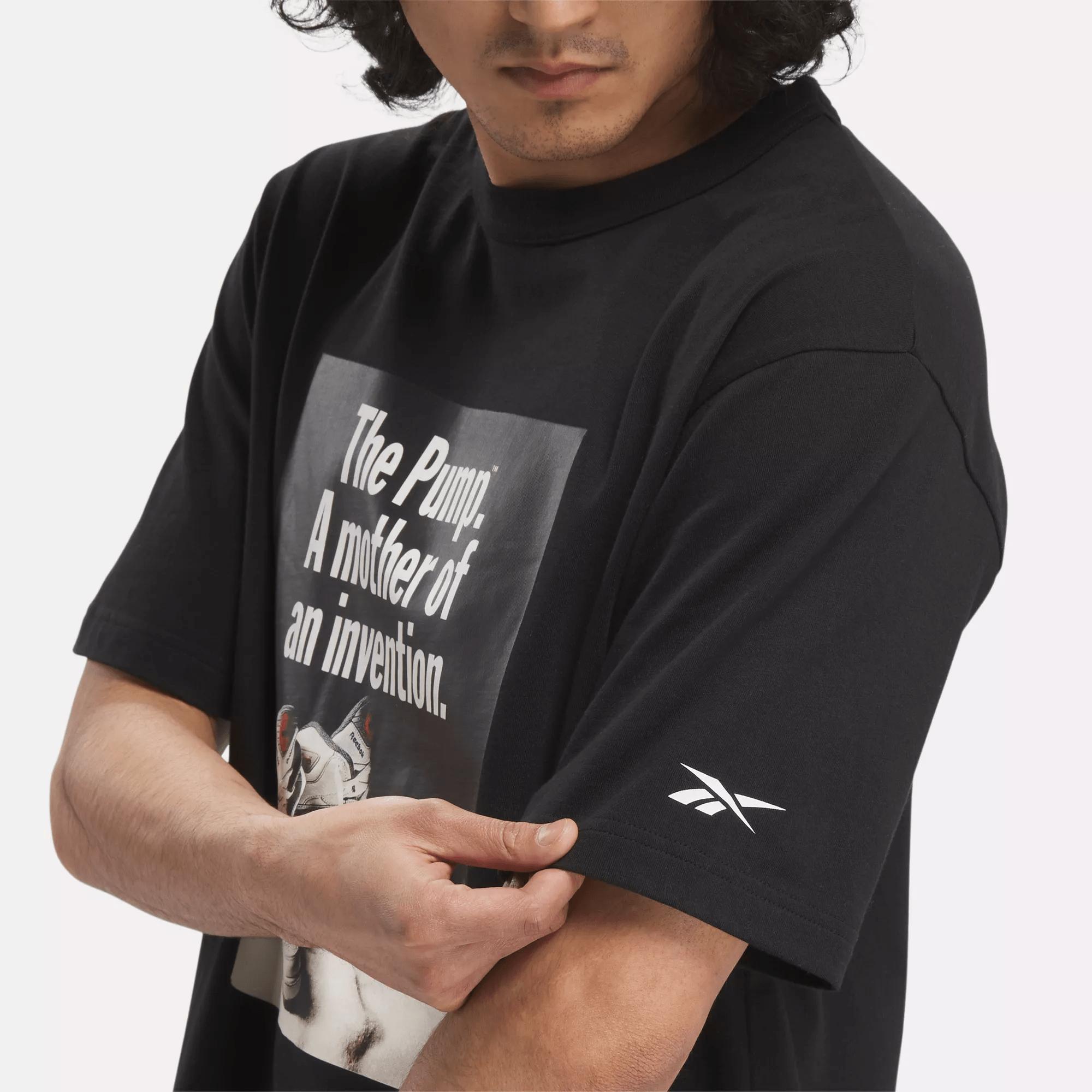 Men's Basketball Pump Graphic T-Shirt Male Product Image