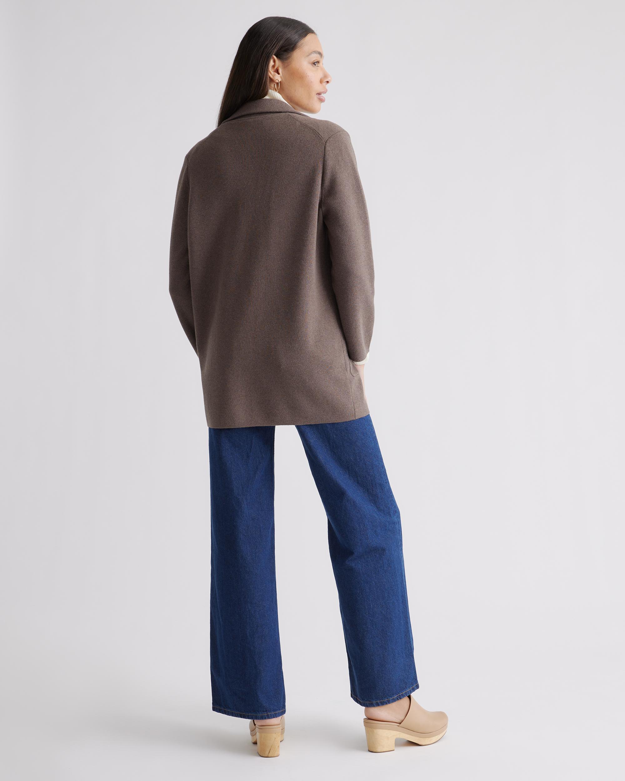 Quince | Women's Knit Blazer Size XL, Organic Cotton Product Image