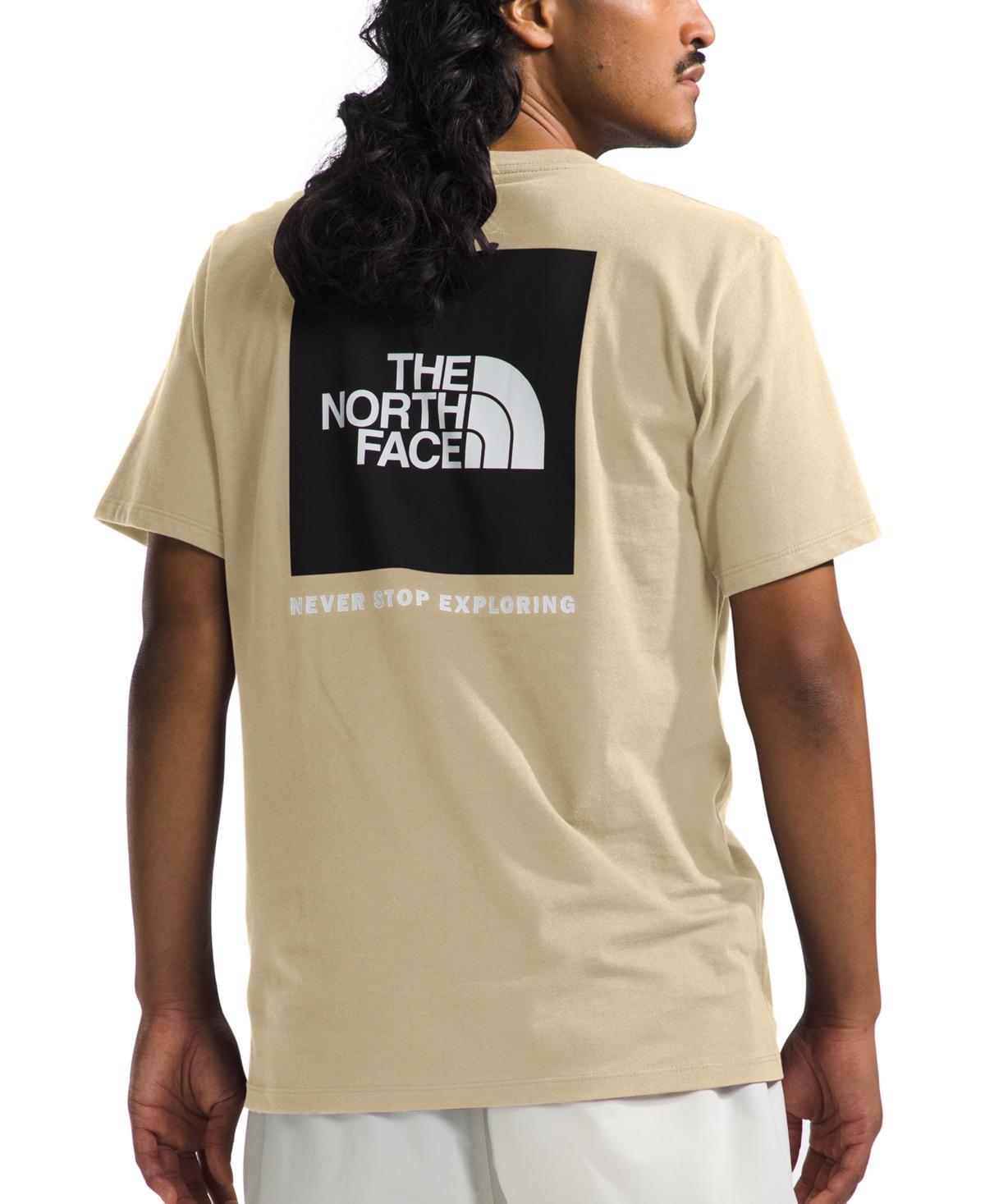 The North Face Short Sleeve Box NSE Tee (Black Currant ) Men's Clothing Product Image