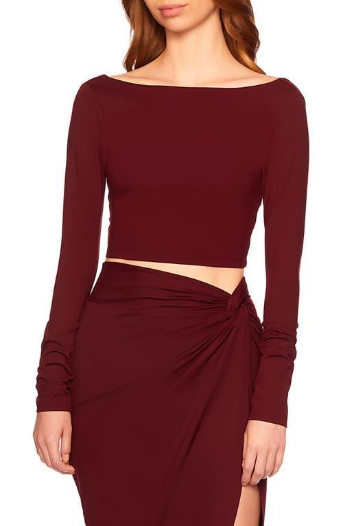 Womens Boatneck Crop Top Product Image