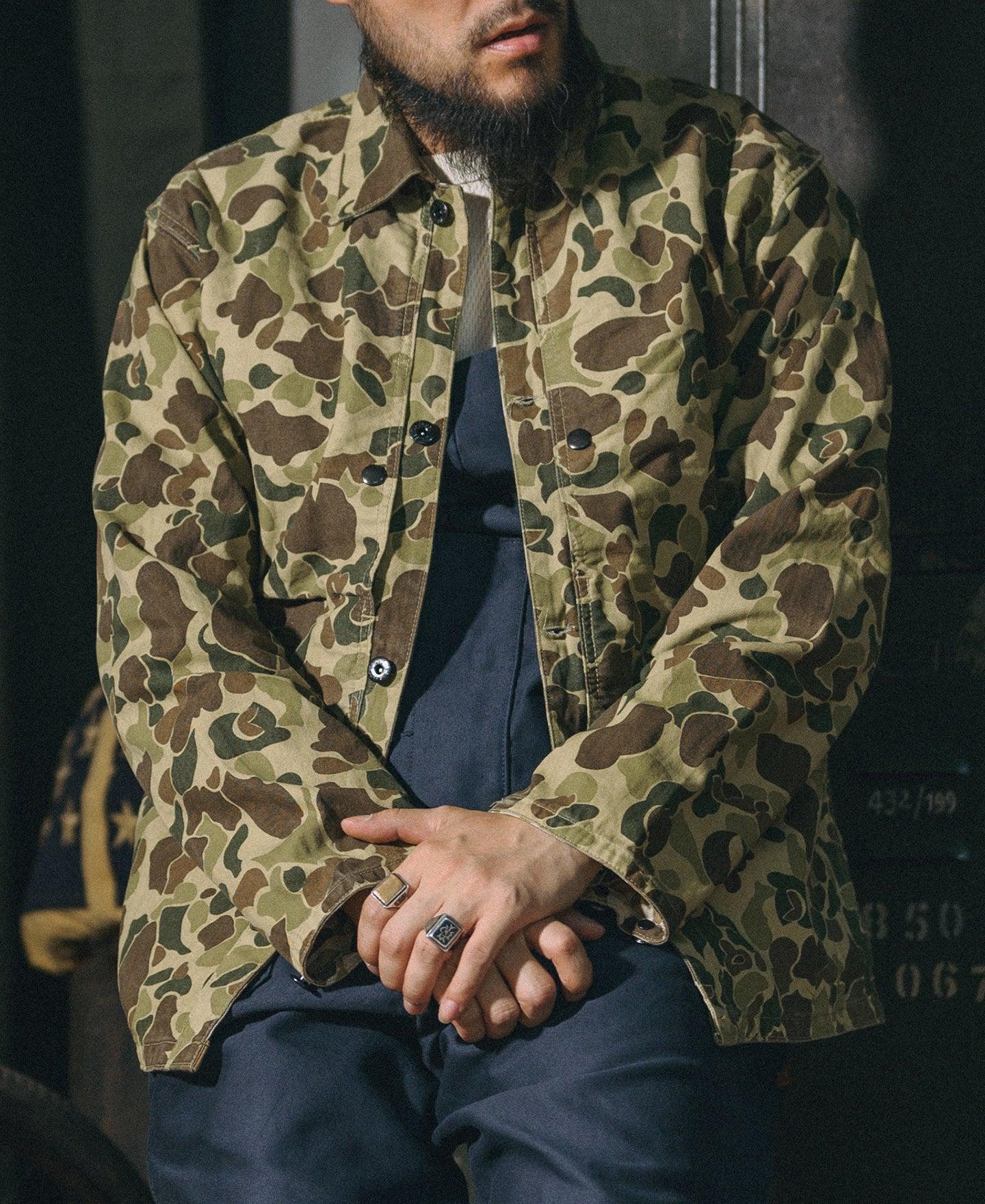 WWII USMC Type P-44 HBT Duck Hunter Camo Jacket Product Image
