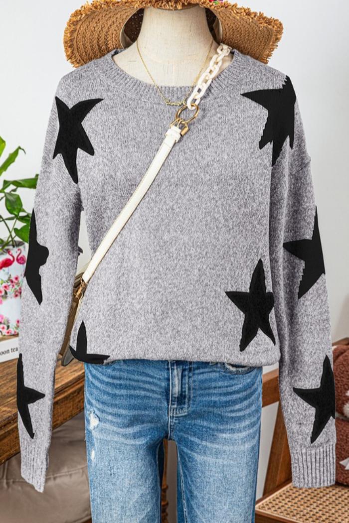 Star Pattern Sweater Product Image