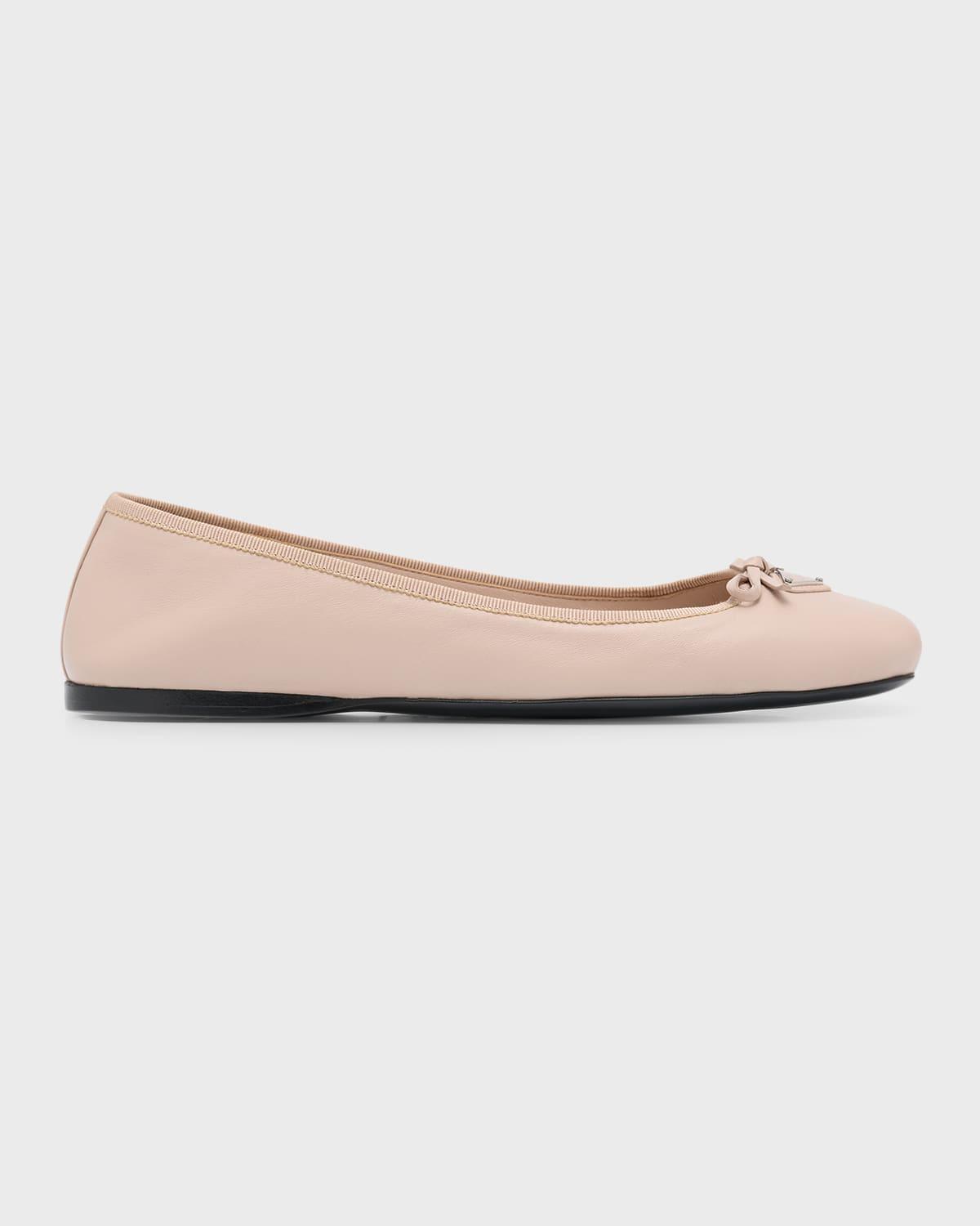 Womens Marley Leather Ballet Flats Product Image