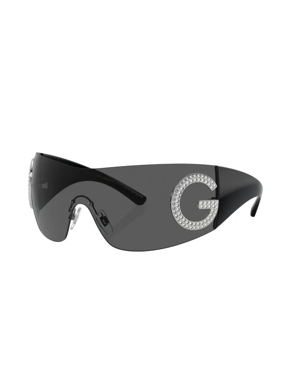 DOLCE & GABBANA Klassische Sonnenbrille In Black Product Image