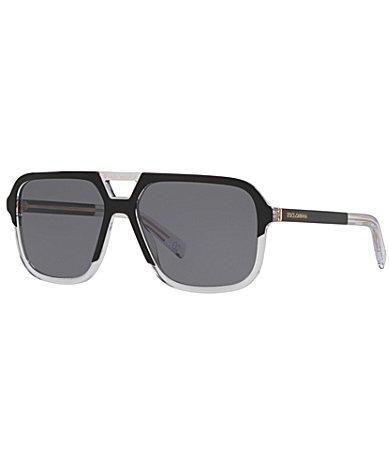 Dolce  Gabbana Mens Dg4354 58mm Polarized Square Sunglasses Product Image