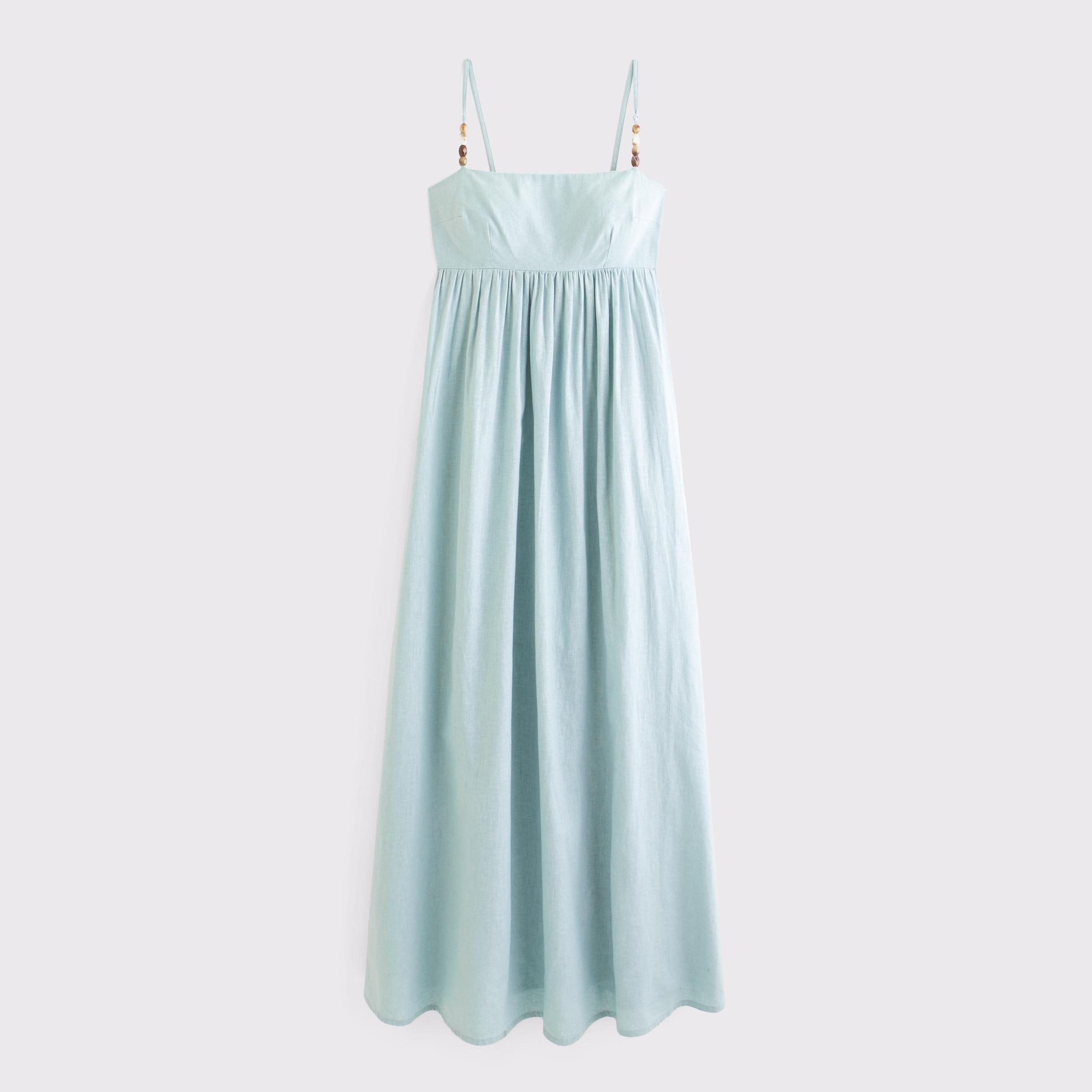 Tie-Back Babydoll Maxi Dress Product Image